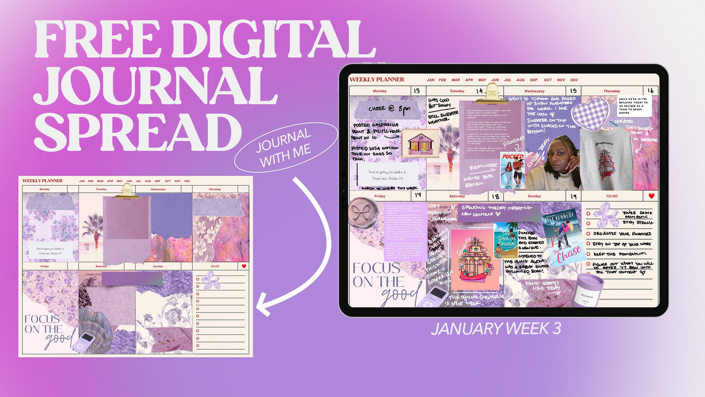Journal with me January 2025 Week3 | LILAC Aesthetic