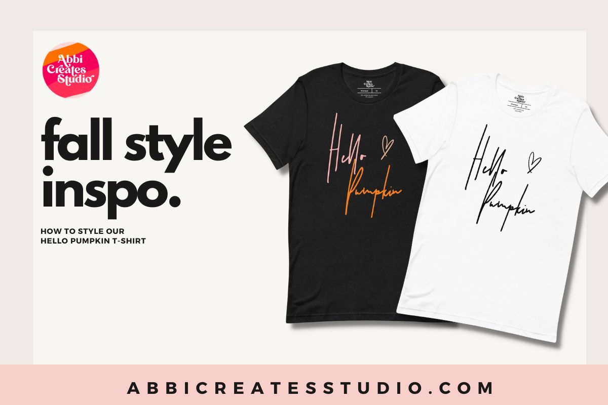 How to style inspo | Hello Pumpkin T shirt