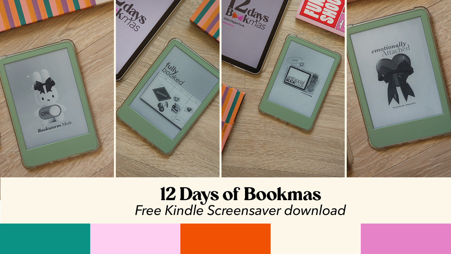 Abbi's 12 Days of Bookmas: Daily Book Reviews & Free Kindle Screensavers!