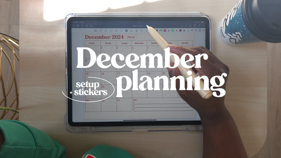 Plan With Me: Designing My December Digital Planner in GoodNotes