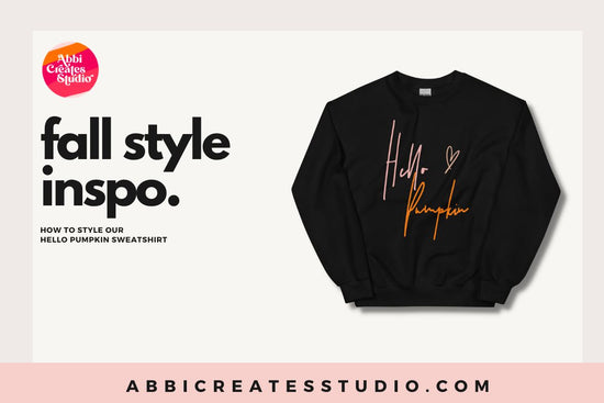 How to style inspo | Hello Pumpkin Sweatshirt
