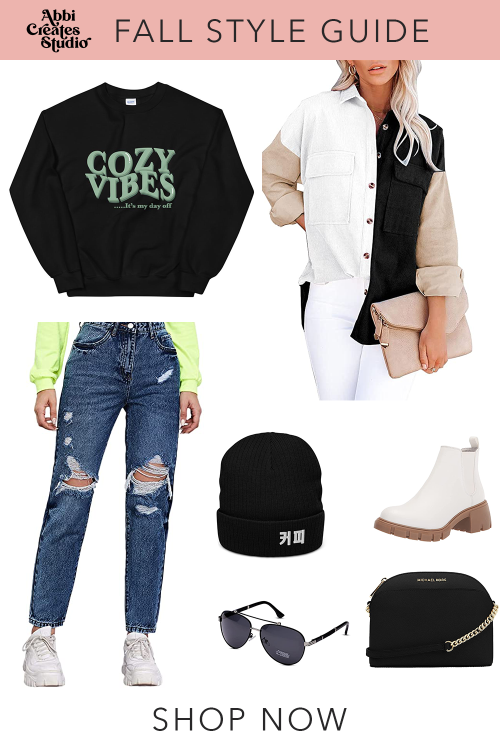 How to style our cozy vibes crewneck