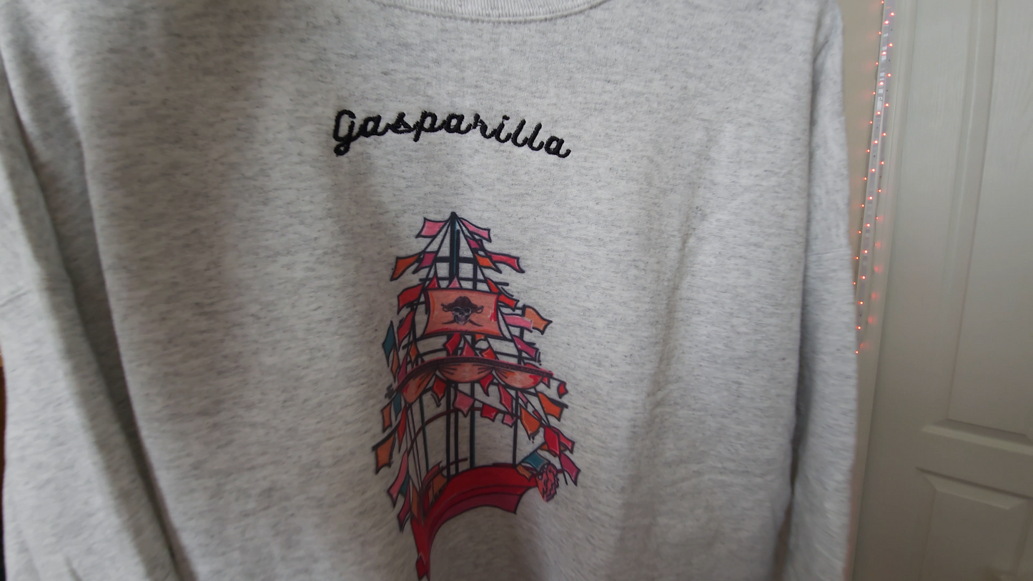 Gasparilla Sweatshirt  | Limited Edition Design with Embroidered Text | SHOP BY JAN 17, 2025