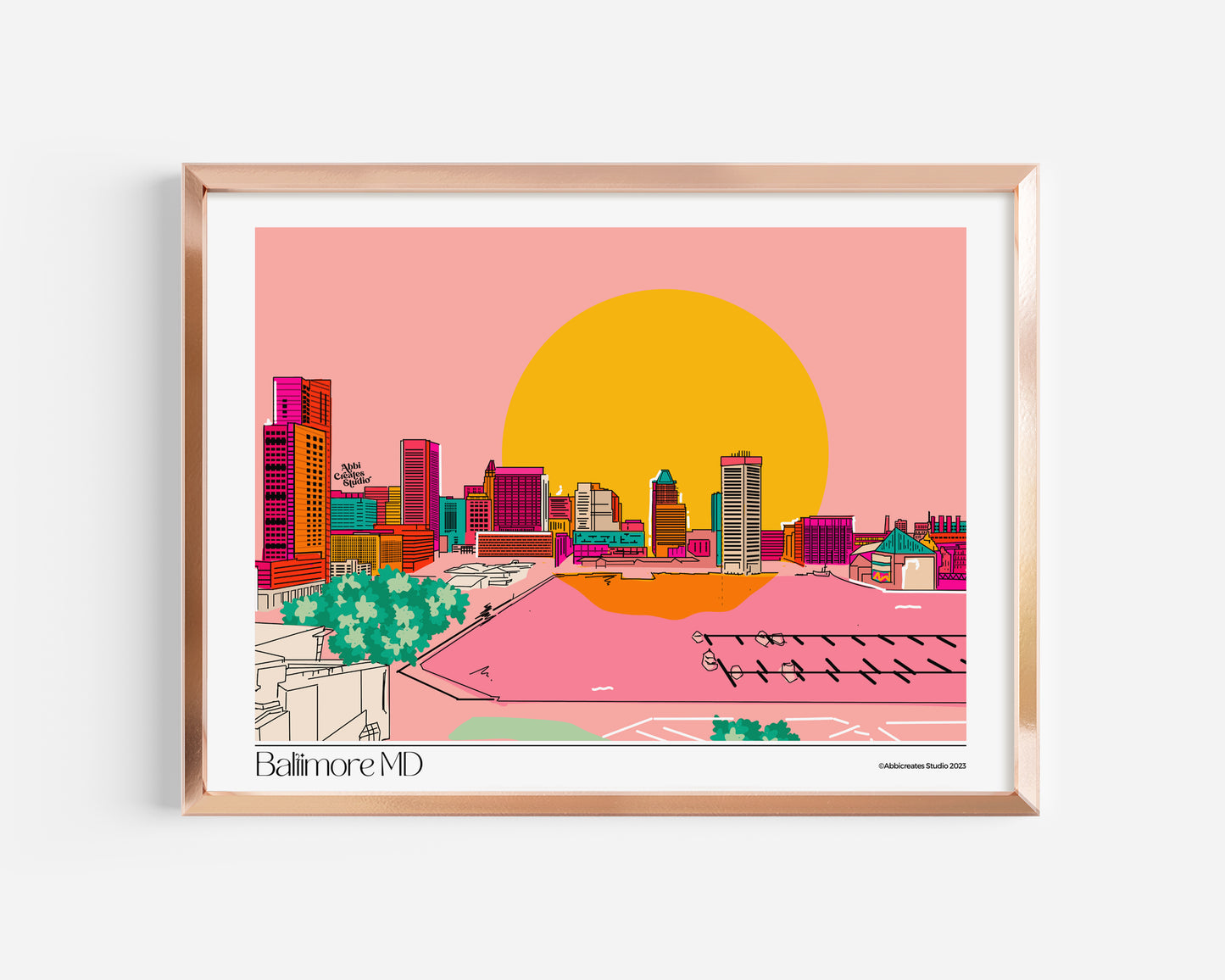  Experience the breathtaking allure of Baltimore with our meticulously crafted Baltimore Skyline Art Print. This digital download perfectly captures the dynamic charm of the city's skyline, adding a touch of fascination to your collection. Elevate your space and embrace the captivating essence of Baltimore through this remarkable artwork.