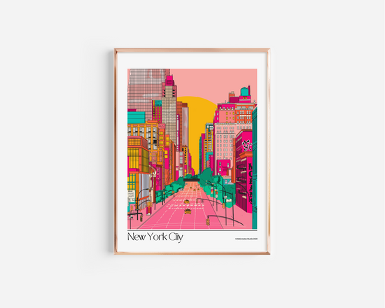 New York City Street Art Print 2023 Digital Download  16X20 - Abbicreates Studio