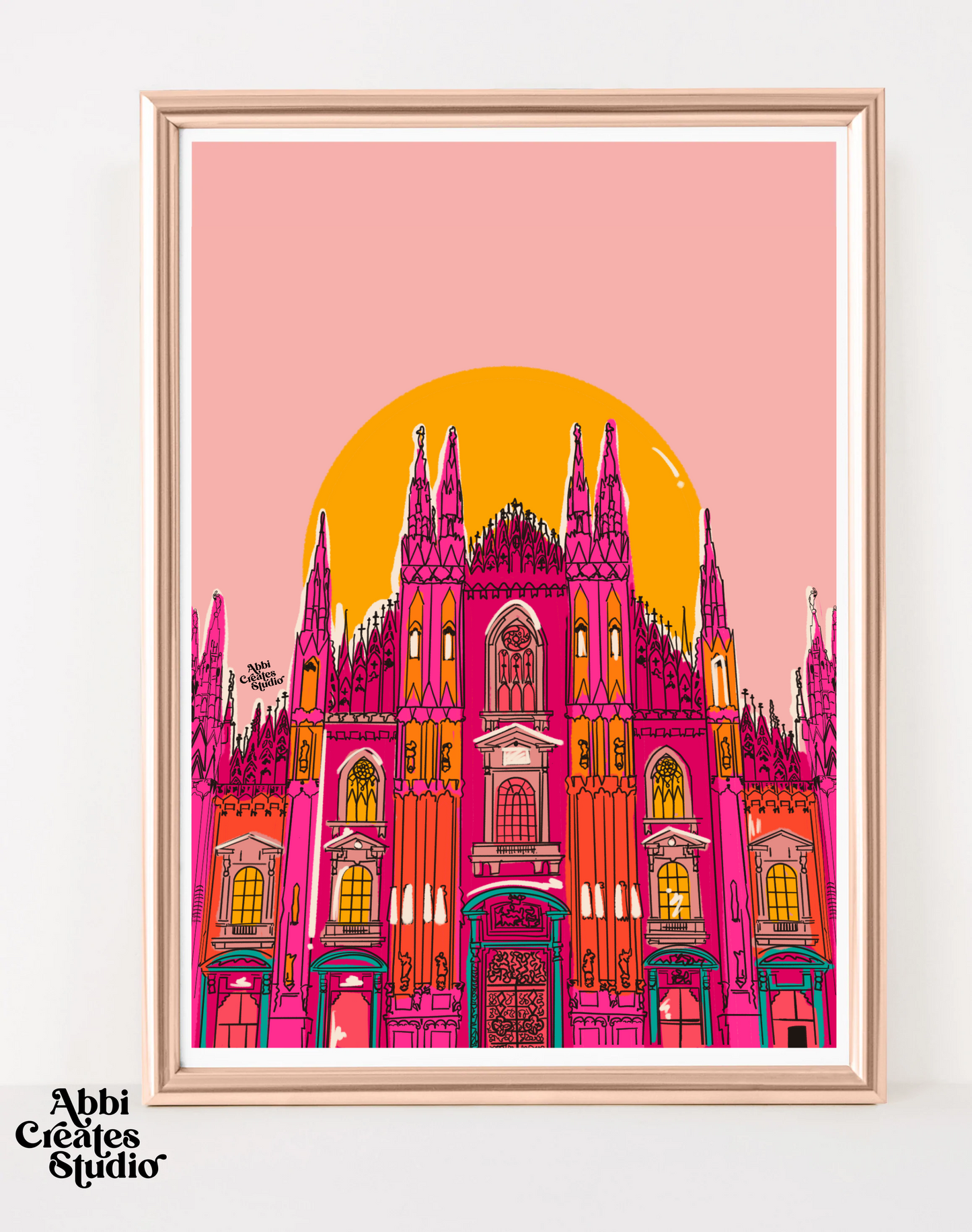 Milan - Duomo di Milano Art print - Abbicreates Studio