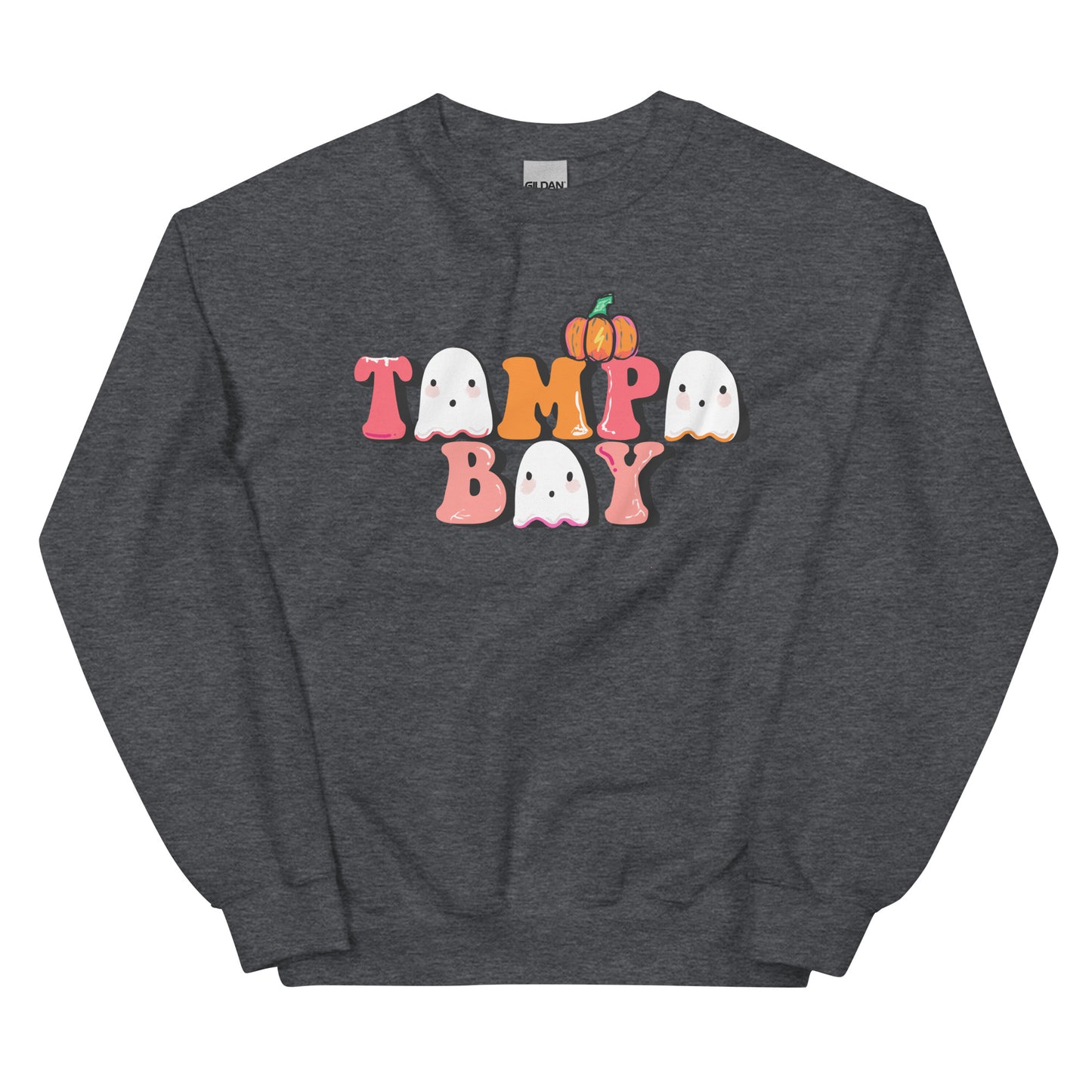 Tampa Bay Ghost Halloween Unisex Sweatshirt - Abbicreates Studio