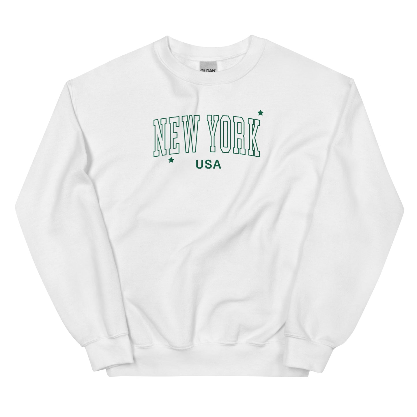 New York Embroidered  Sweatshirt - Abbicreates Studio