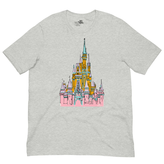Load image into Gallery viewer, Magic kingdom princess castle Unisex t-shirt - Abbicreates Studio
