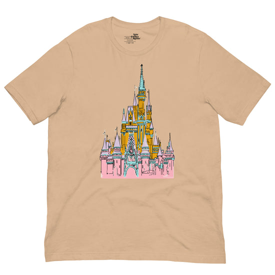 Load image into Gallery viewer, Magic kingdom princess castle Unisex t-shirt - Abbicreates Studio
