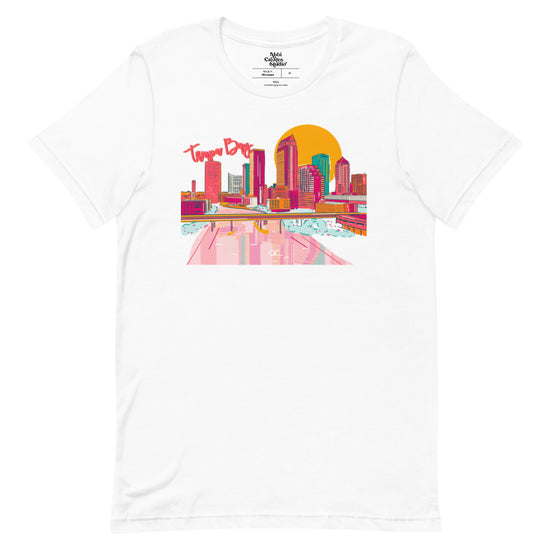 Tampa Bay Skyline Short Sleeve T-shirt UNISEX - Abbicreates Studio